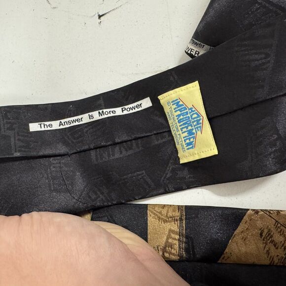 VTG PAIR 2 Tim The Toolman Home Improvement Neckties Mens Tool Time Handyman USA - Picture 4 of 4